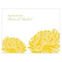 Zinnia Bloom Note Card