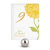 zinnia bloom table number