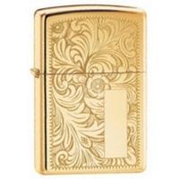 zippo venetian high polish brass lighter