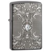 Zippo Armor Crystal High Polish Black Ice