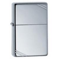 Zippo Vintage With Slashes High Polished Chrome Lighter