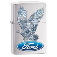 Zippo Ford Eagle Brushed Chrome