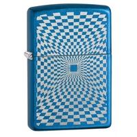 Zippo Optical Illusion Classic Cerulean