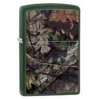 zippo mossy oak breakup country green matte regular lighter