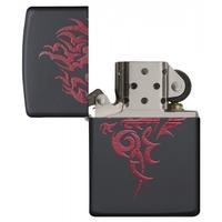 Zippo Hidden Dragon Black Matte Lighter