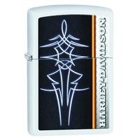 Zippo Harley Davidson White Matte Regular Lighter