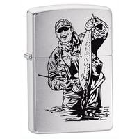 Zippo Fisherman Brushed Chrome Windproof Lighter