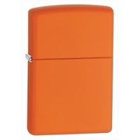 zippo regular orange matte lighter