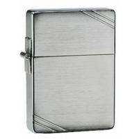 Zippo 1935 Replica With Slashes Brushed Chrome Windproof Lighter