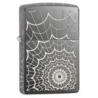 Zippo Web All Over Black Ice Windproof Lighter