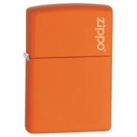 Zippo Logo Orange Matte Lighter