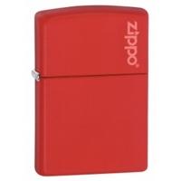 Zippo Logo Red Matte Lighter