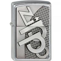 Zippo 3D Emblem Chrome Windproof Lighter