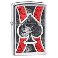 zippo ace high polished chrome fusion lighter