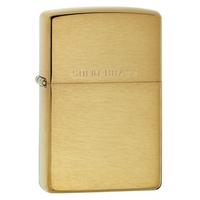 Zippo New Windproof Lighter Brushed Brass