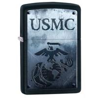 Zippo Marines USMC Black Matte