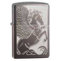 zippo pegasus black ice windproof lighter