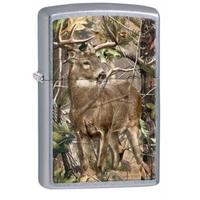 Zippo Deer Realtree Street Chrome