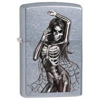 zippo skeleton classic street chrome