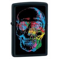 Zippo X-Ray Skull Black Matte Windproof Lighter