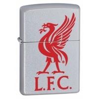 Zippo Liverpool FC (Official Printed Crest) Satin Chrome Windproof Lighter