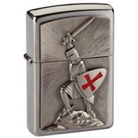 Zippo Crusade Victory Emblem Chrome Windproof Lighter