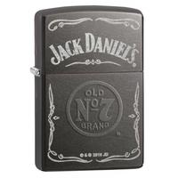 Zippo Jack Daniel\'s Label Grey Dusk Regular Lighter