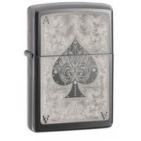 Zippo Black Ice Ace of Spades Windproof Lighter