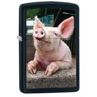 Zippo Pig Classic Black Matte