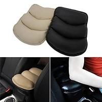 ZIQIAO Car Auto handrests Cover hand Rest Seat Box Pad Protective Case Soft PU Mats Cushion Universal