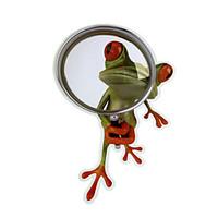 ZIQIAO 3D Frogs Waterproof Car Sticker Funny Gecko Automobiles Motorcycles Decal Sticker