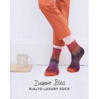 zig zag lace socks in debbie bliss rialto luxury sock db082