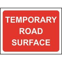 Zintec 1050x750mm Temporary Road Surface Road Sign C/W Frame