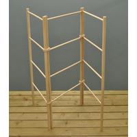 zig zag wooden clothes dryer by garden trading