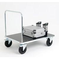ZINC PLATED PLATFORM TRUCK WITH SINGLE OPEN END