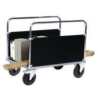 ZINC PLATED PLATFORM TRUCK WITH TWP MDF SIDES