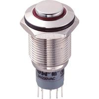 Zip Switch LAS2GQH-22ZE/R/12V/N/P 16mm IP67 Vandal Resistant DPST ...