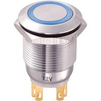 Zip Switch LAS1-GQ-11E/B/12V 19mm IP67 Vandal Resistant SPST Off-O...