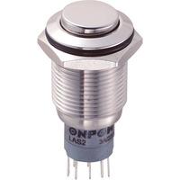 Zip Switch LAS2GQH-22/S/P 16mm IP67 Vandal DPDT Not Illuminated Ra...