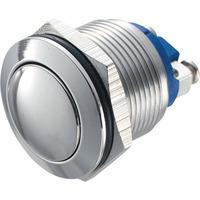 Zip Switch 19mm Vandal Resistant 36V DC 2A Domed Stainless Steel S...