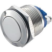 Zip Switch 19mm Vandal Resistant 36V DC 2A Flat Nickel Plated Scre...