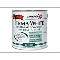 Zinsser Permawhite Interior Eggshell 2.5 Litre ZINPWES25L