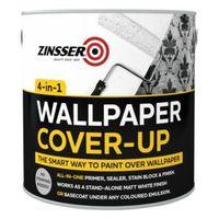 Zinsser B-I-N Off White Matt Wallpaper Cover Up Paint