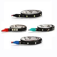 ZIQIAO 2pcs/lot 30cm 15 SMD White Waterproof Lights High Power Car Auto Decor Flexible LED Strips