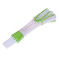 ZIQIAO 1PCS Multi-functional 6.5 Inch Double Ended Auto Car Cleaning Brush Ventilation Cleaner Blinds Duster Car Care Brushes Detailing