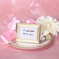 Zinc Alloy Place Card Holders Frame Style Gift Box