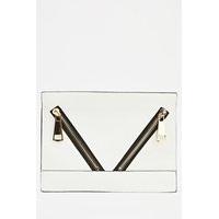 Zipped Pockets Front Clutch Bag