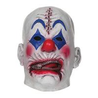 Zipper Clown Overhead Halloween Mask