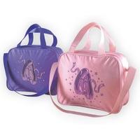 zip up ballet shoes print bag