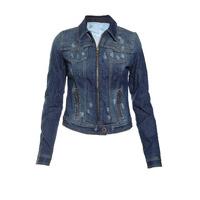 zip pocket denim jacket